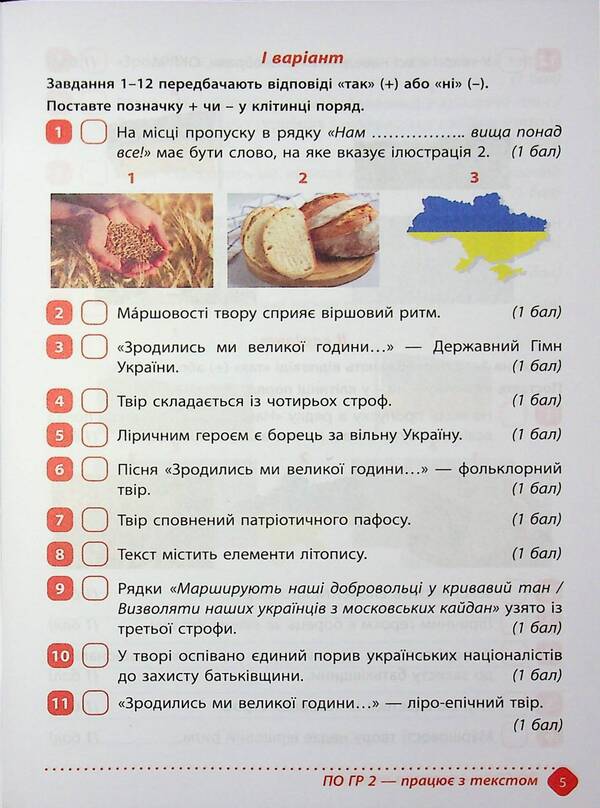 Notebook of academic achievements in Ukrainian literature. Grade 7 / Зошит навчальних досягнень з української літератури. 7 клас Александр Авраменко, Зара Тищенко 978-966-989-294-2-5