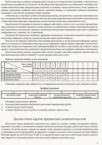 Notebook of observations of the 3rd grade teacher / Зошит спостережень учителя 3 класу Ольга Мирошникова 9789667504434-4