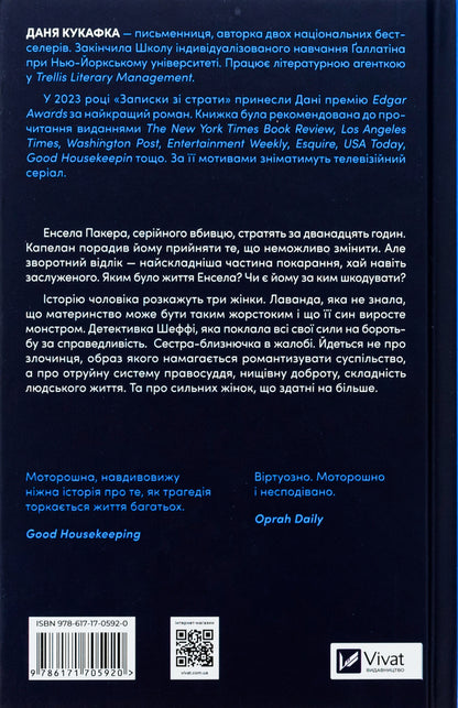 Notes from the execution / Записки зі страти Даня Кукафка 978-617-17-0592-0-2