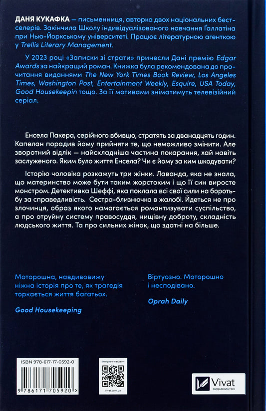 Notes from the execution / Записки зі страти Даня Кукафка 978-617-17-0592-0-2