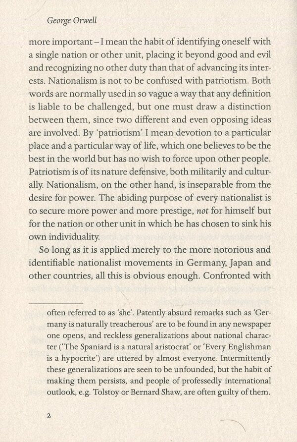 Notes on Nationalism / Notes on Nationalism Джордж Оруэлл 9780241339565-5