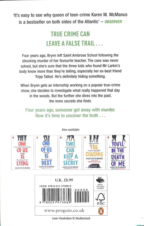 Nothing more to tell / Nothing More to Tell Карен М. Макманус 978-0-241-47368-9-2