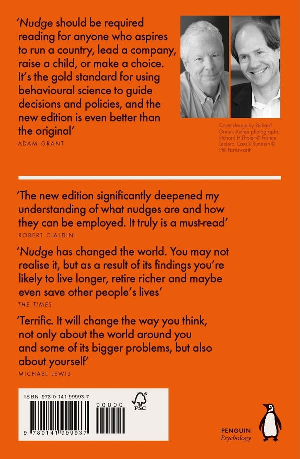 Nudge. Improving Decisions About Health, Wealth And Happiness Richard Thaler, Cass Sunstein - Ричард Талер, Касс Санстейн 9780141999937-2
