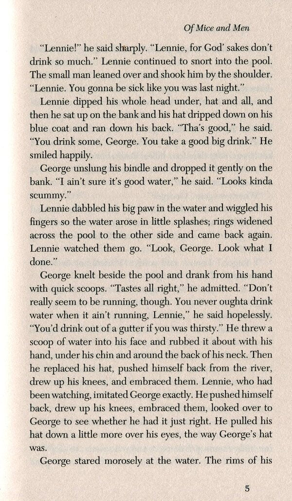 OF MICE And MEN John Steinbek / Джон Стейнбек 9780241980330-4