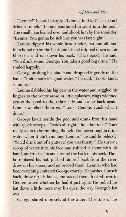 OF MICE And MEN John Steinbek / Джон Стейнбек 9780241980330-4