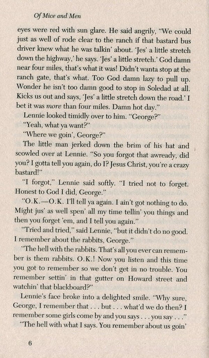 OF MICE And MEN John Steinbek / Джон Стейнбек 9780241980330-5