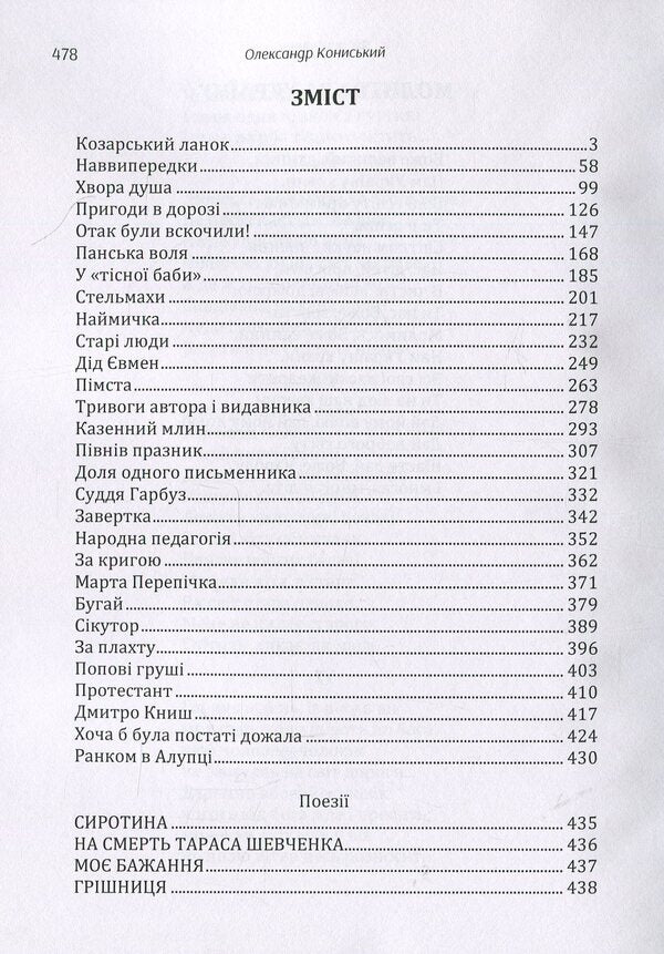 Oleksandr Konyskyi. Selected works / Олександр Кониський. Вибрані твори Александр Кониский 978-617-673-874-9-3
