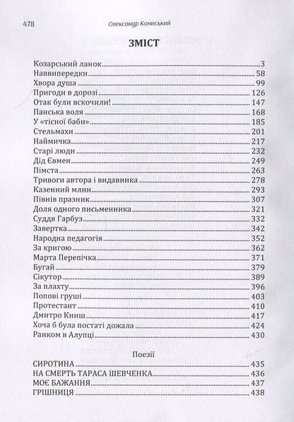 Oleksandr Konyskyi. Selected works / Олександр Кониський. Вибрані твори Александр Кониский 978-617-673-874-9-3