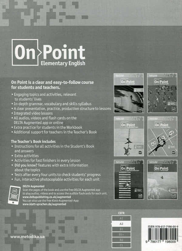 On Point. Elementary English. teacher's book. A2 / On Point. Elementary English. Teacher's Book. A2 Том Хэдленд 978-617-7198-00-9-2