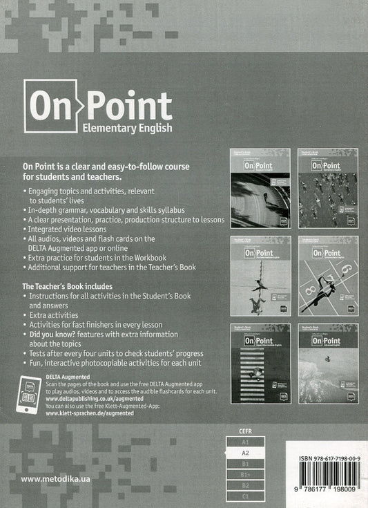 On Point. Elementary English. teacher's book. A2 / On Point. Elementary English. Teacher's Book. A2 Том Хэдленд 978-617-7198-00-9-2