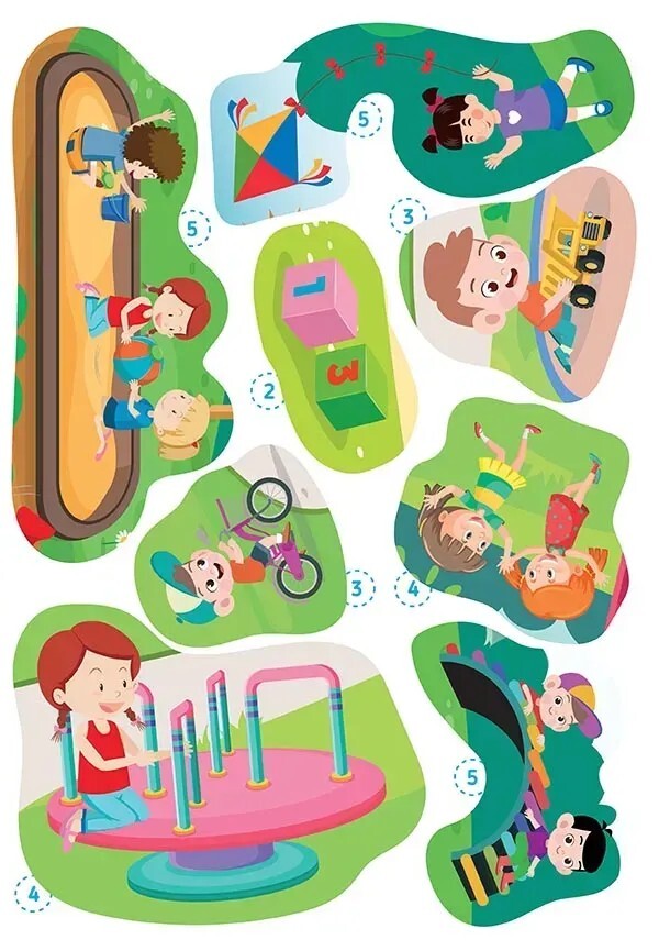 On The Playground (+ Stickers) / На дитячому майданчику (+ наліпки) / Author not specified 9789669892348-6