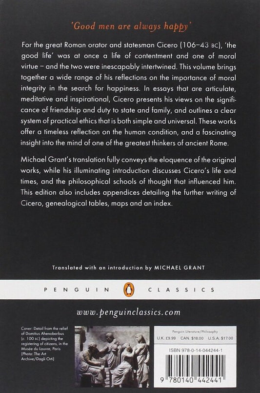 On the Good Life / On the Good Life Марк Тулий Цицерон 9780140442441-2