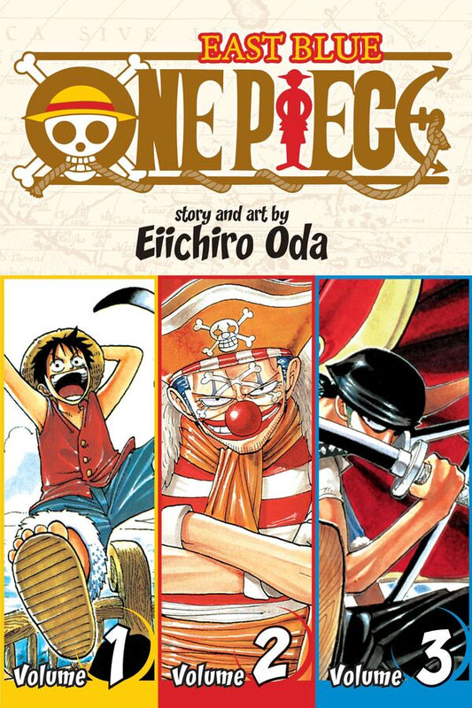 One Piece. 3-In-1 Edition. Volume 1 Eiichiro Oda / Эйитиро Ода 9781421536255-1