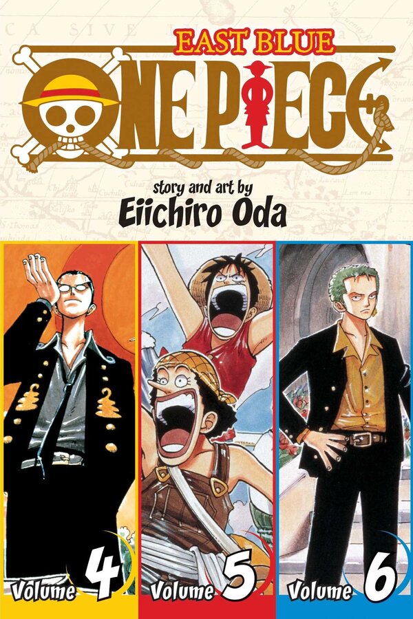 One Piece. 3-In-1 Edition. Volume 2 Eiichiro Oda / Эйитиро Ода 9781421536262-1