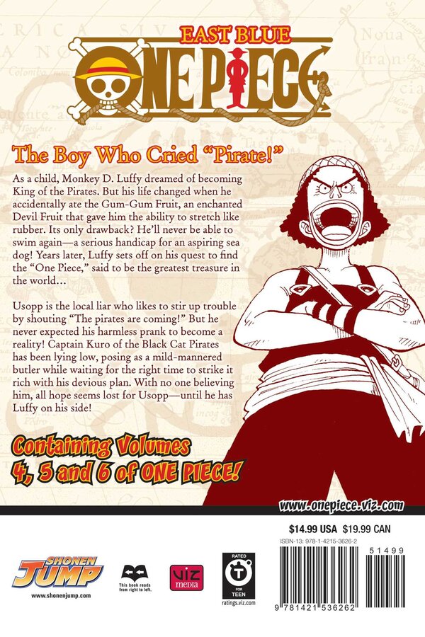 One Piece. 3-In-1 Edition. Volume 2 Eiichiro Oda / Эйитиро Ода 9781421536262-2