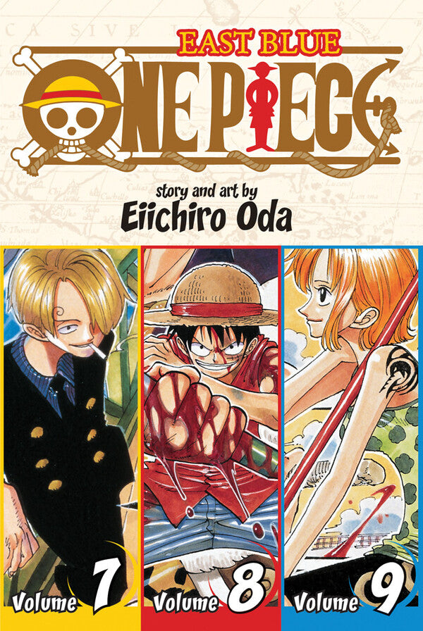 One Piece. 3-in-1 Edition. Volume 3 / One Piece. 3-in-1 Edition. Volume 3 Эйитиро Ода 978-1-4215-3627-9-1