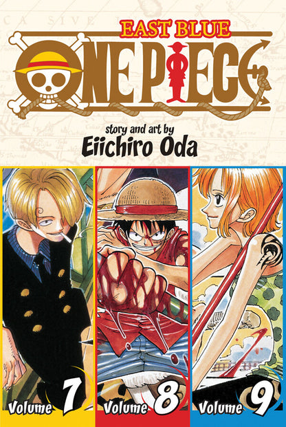 One Piece. 3-in-1 Edition. Volume 3 / One Piece. 3-in-1 Edition. Volume 3 Эйитиро Ода 978-1-4215-3627-9-1
