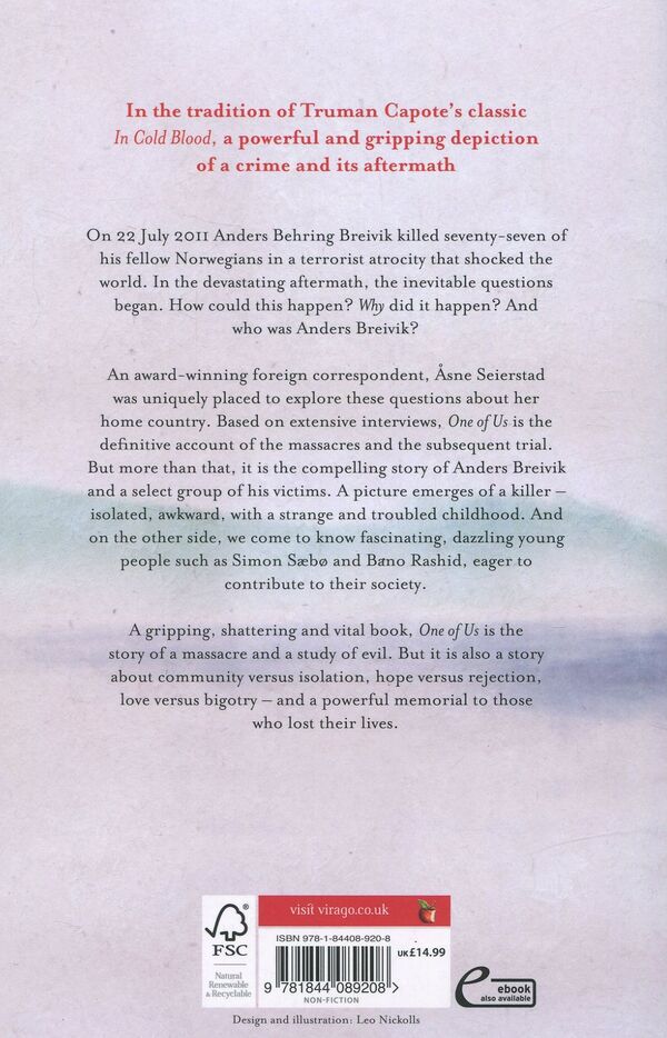 One of Us: The Story of a Massacre and its Aftermath / One of Us: The Story of a Massacre and its Aftermath Осне Саерстад 978-184408-920-8-2