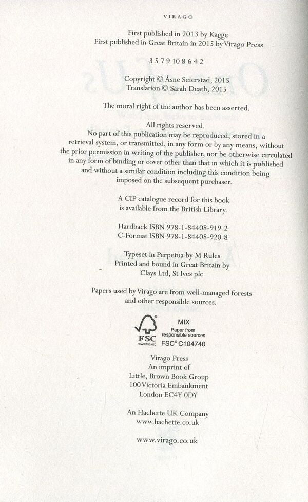One of Us: The Story of a Massacre and its Aftermath / One of Us: The Story of a Massacre and its Aftermath Осне Саерстад 978-184408-920-8-3