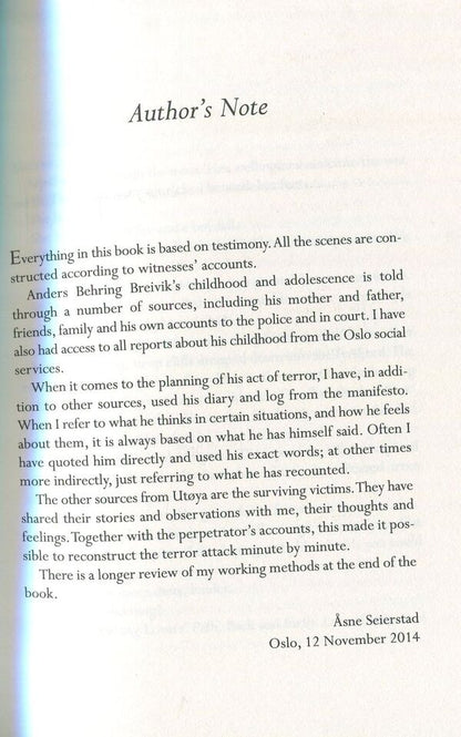 One of Us: The Story of a Massacre and its Aftermath / One of Us: The Story of a Massacre and its Aftermath Осне Саерстад 978-184408-920-8-6