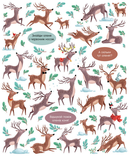 One, two, three - find it! New Year's finder / Один, два, три – знайди! Новорічна шукалочка Евгения Попова, Лилу Рами 978-617-7563-61-6-6