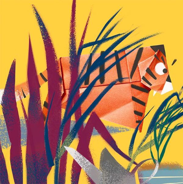 Origami tiger / Тигрик-оригамі Оксана Лущевская 978-966-97795-6-4-5