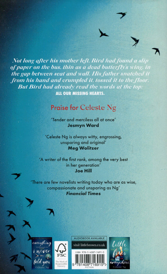 Our Missing Hearts / Our Missing Hearts Селеста Инг 978-1-4087-1691-5-2