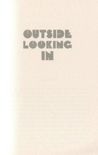 Outside Looking In / Outside Looking In Т. Корагессан Бойл 9781526604651-3