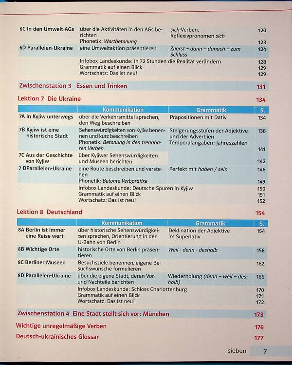 PARALLELEN 7 NEU. Tutorial For 7Th Grade ZNZ / Parallelen 7 neu. Підручник для 7-го класу ЗНЗ Nadezhda Basay, Natalia Shelgunova / Надеса Басай, Наталія Шелгунова 9786177511860-6