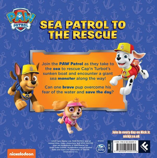 PAW Patrol Sea Patrol To The Rescue Picture Book / Author not specified 9780008500955-2