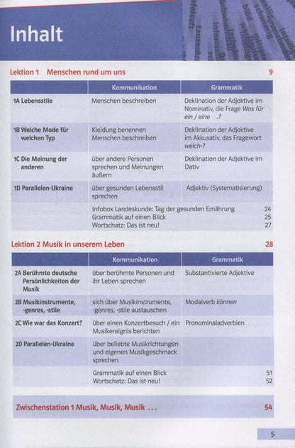 Parallelen 10. Lehrbuch. Textbook For The 10Th Grade Of ZNZ (6Th Year Of Study, 2Nd Foreign Language) / Parallelen 10. Lehrbuch. Підручник для 10-го класу ЗНЗ (6-й рік навчання, 2-га іноземна мова) Nadezhda Basai / Надеса Басай 9786177462667-4
