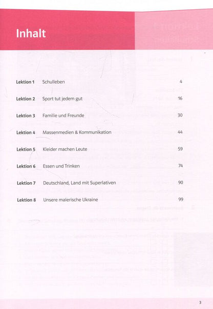 Parallelen 8. Workbook for the 8th grade / Parallelen 8. Робочий зошит для 8-го класу Надежда Басай 978-617-7198-03-0-3