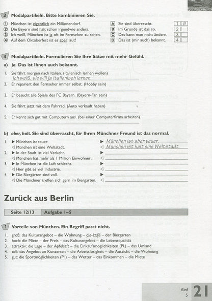 Passwort Deutsch 3. Exercise book. Course for learning German for adults / Passwort Deutsch 3. Зошит для вправ. Курс для вивчення німецької мови для дорослих  978-966-8315-61-9-5