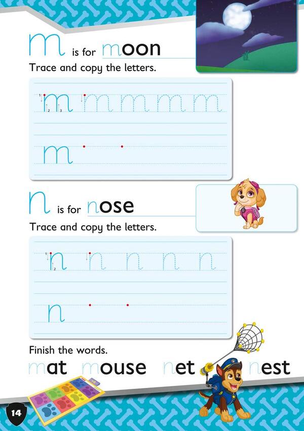 Paw Patrol. First Letters Activity Book. Get ready for school with Paw Patrol / Paw Patrol. First Letters Activity Book. Get ready for school with Paw Patrol  9780008461492-5