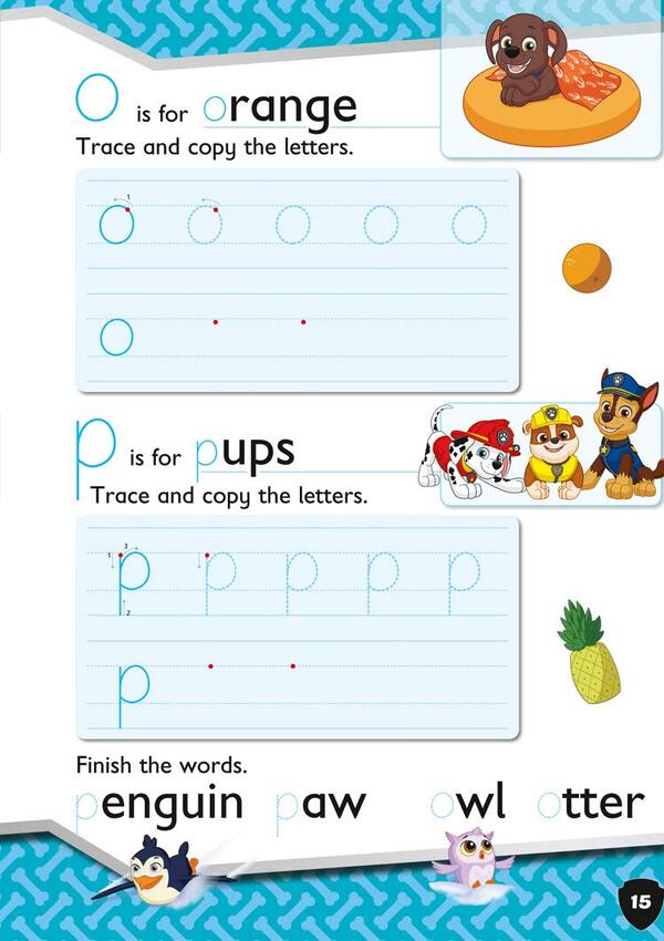 Paw Patrol. First Letters Activity Book. Get ready for school with Paw Patrol / Paw Patrol. First Letters Activity Book. Get ready for school with Paw Patrol  9780008461492-6