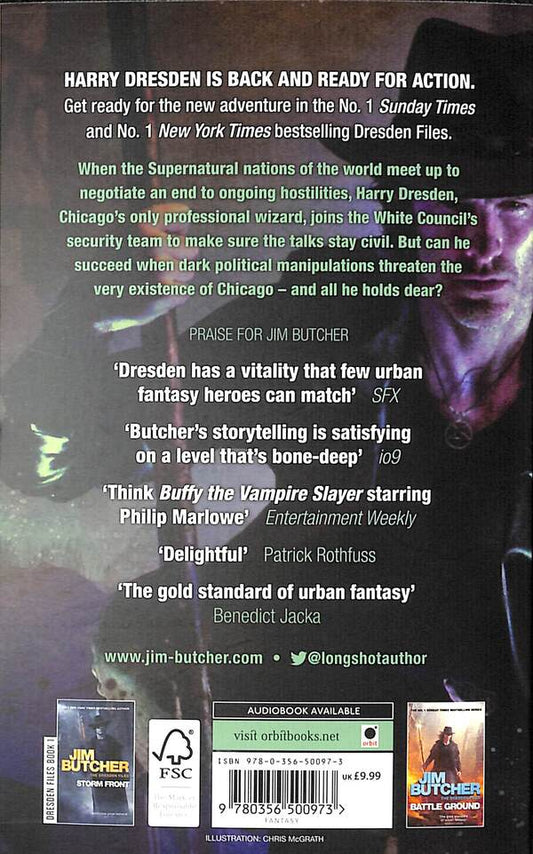 Peace Talks Jim Butcher / Джим Батчер 9780356500973-2