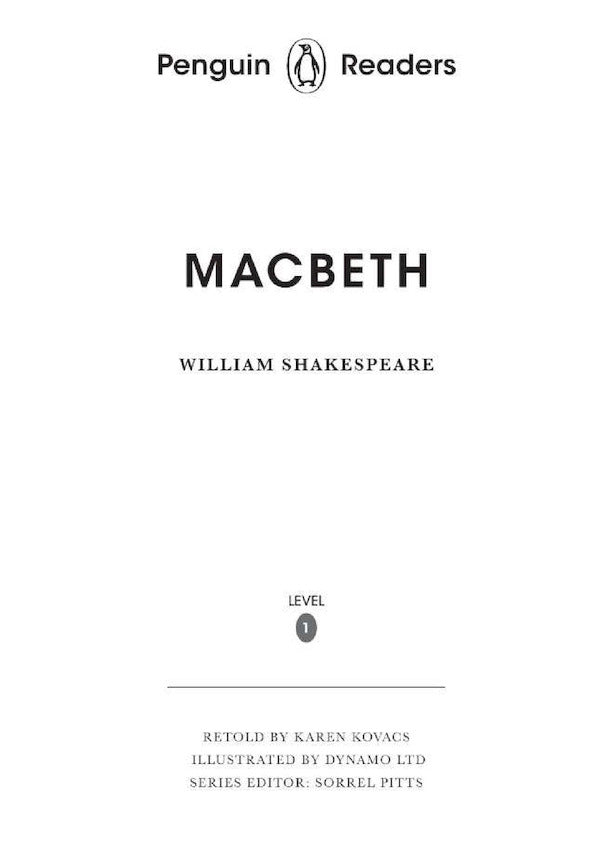 Penguin Readers. Level 1 / Penguin Readers. Level 1. Macbeth Уильям Шекспир 9780241493069-3