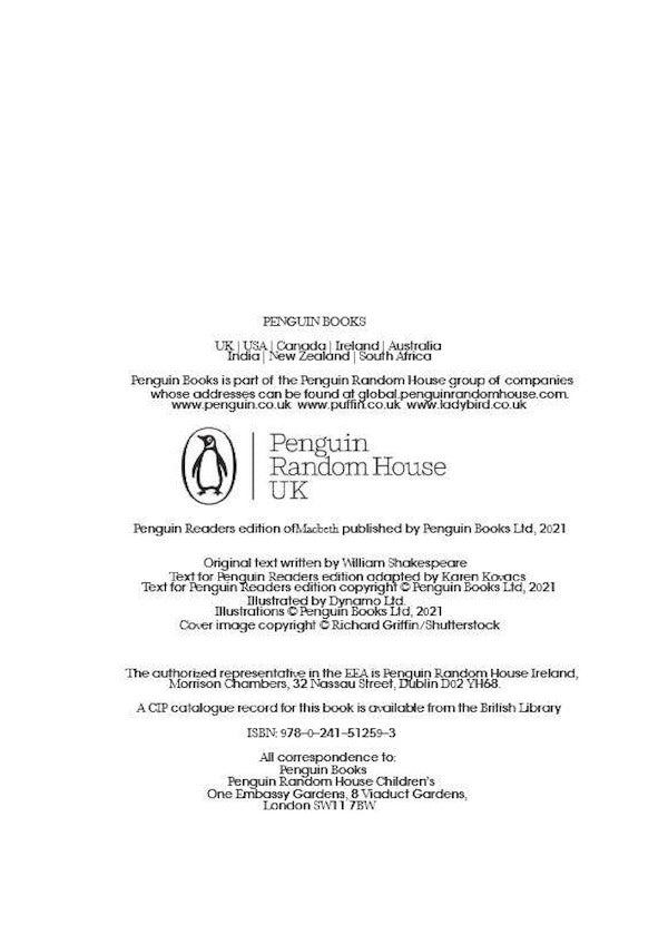 Penguin Readers. Level 1 / Penguin Readers. Level 1. Macbeth Уильям Шекспир 9780241493069-4