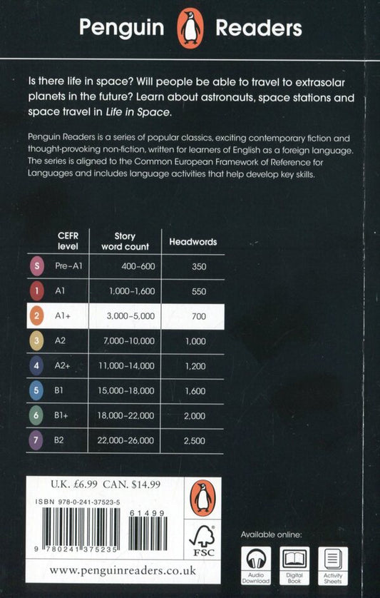 Penguin Readers. Level 2. Life in Space / Penguin Readers. Level 2. Life in Space  978-0-241-37523-5-2