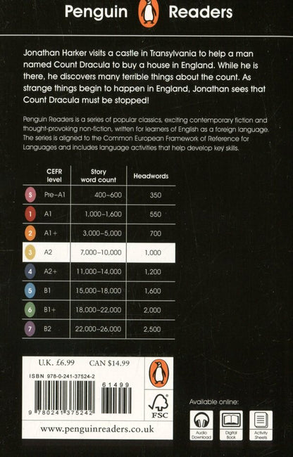 Penguin Readers. Level 3. Dracula / Penguin Readers. Level 3. Dracula Брэм Стокер 978-0-241-37524-2-2