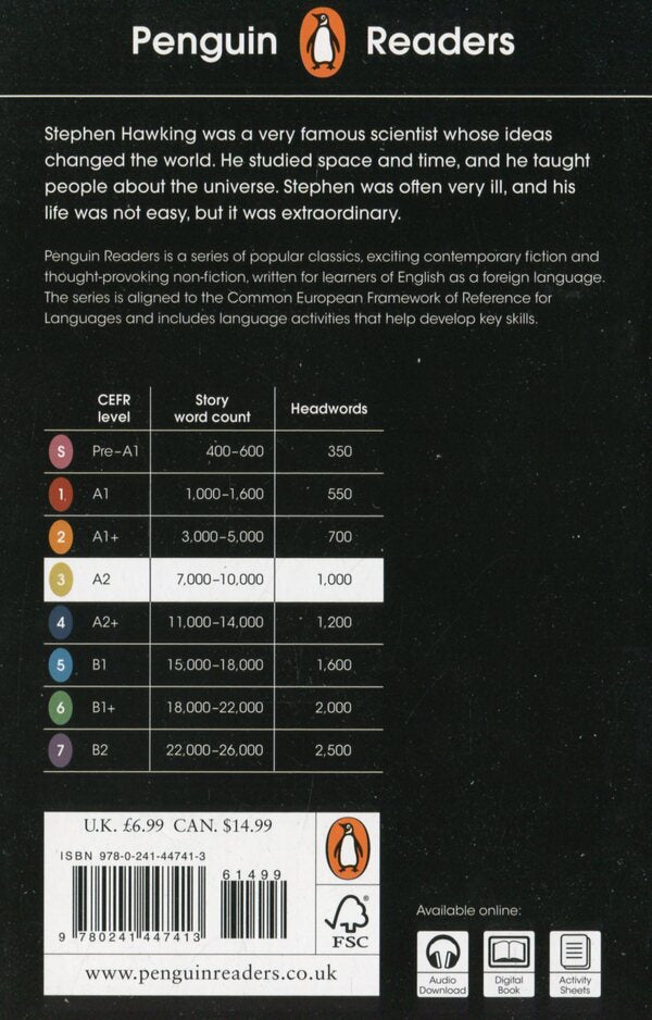 Penguin Readers. Level 3. The Extraordinary Life of Stephen Hawking / Penguin Readers. Level 3. The Extraordinary Life of Stephen Hawking  9780241447413-2