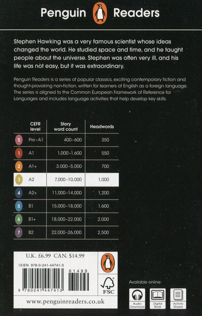 Penguin Readers. Level 3. The Extraordinary Life of Stephen Hawking / Penguin Readers. Level 3. The Extraordinary Life of Stephen Hawking  9780241447413-2