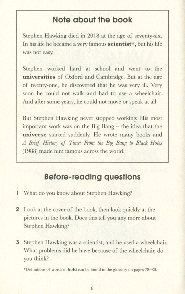Penguin Readers. Level 3. The Extraordinary Life of Stephen Hawking / Penguin Readers. Level 3. The Extraordinary Life of Stephen Hawking  9780241447413-5