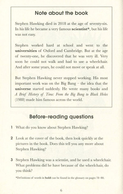 Penguin Readers. Level 3. The Extraordinary Life of Stephen Hawking / Penguin Readers. Level 3. The Extraordinary Life of Stephen Hawking  9780241447413-5