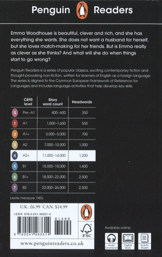 Penguin Readers. Level 4 / Penguin Readers. Level 4. Emma Джейн Остин 9780241463314-2