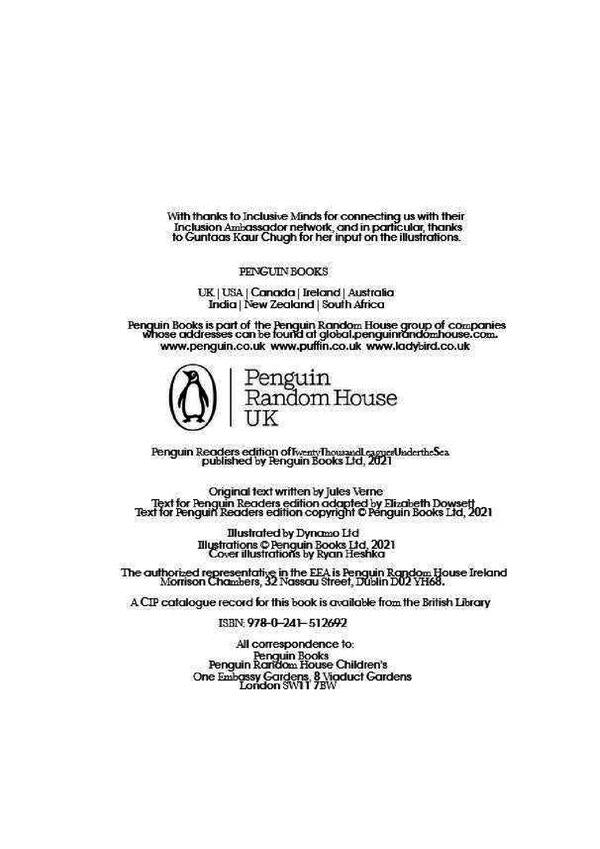 Penguin Readers. starter level. Twenty Thousand Leagues Under the Sea / Penguin Readers. Starter Level. Twenty Thousand Leagues Under the Sea Жюль Верн 9780241493243-3