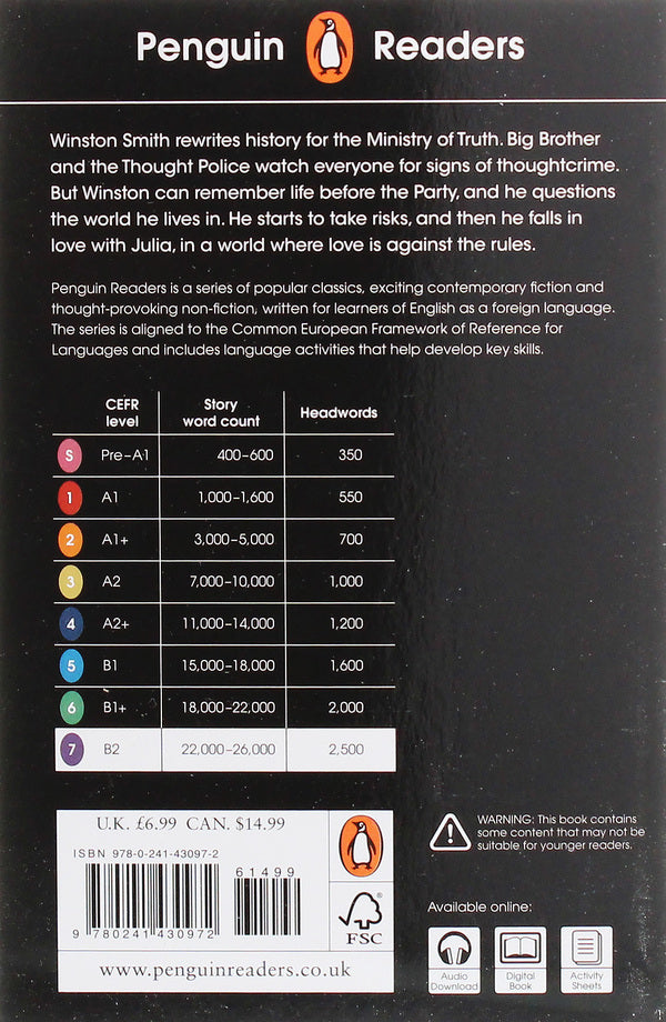 Penguin Readers Level 7. Nineteen Eighty-Four (1984) / Penguin Readers Level 7. Nineteen Eighty-Four (1984) Джордж Оруэлл 9780241430972-2
