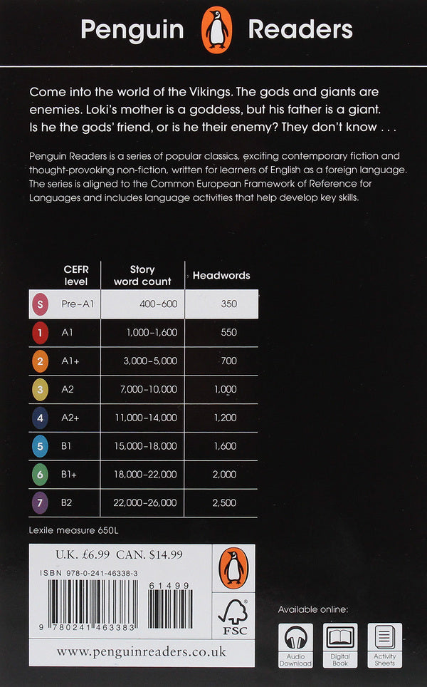 Penguin Readers Starter Level: Loki and the Giants / Penguin Readers Starter Level: Loki and the Giants Роджер Ланселин Грин 9780241463383-2