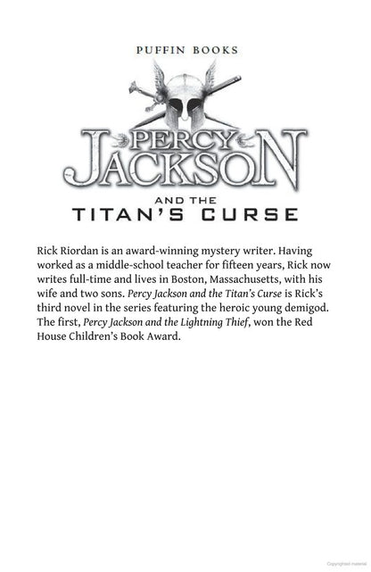 Percy Jackson and the Titans Curse / Percy Jackson and the Titans Curse Рик Риордан 9780141346816-4