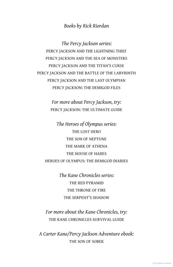 Percy Jackson and the Titans Curse / Percy Jackson and the Titans Curse Рик Риордан 9780141346816-5